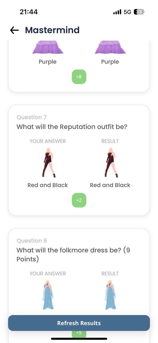 MillennialMemo's tweet image. The way I’m smashing the Mastermind game tonight #sadcase #ZurichTSTheErasTour