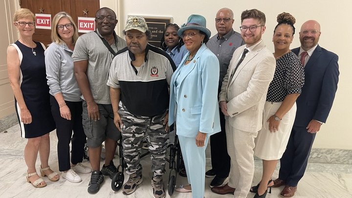 TheRealANCOR's tweet photo. Thank you Representative Alma Adams Ph.D (@RepAdams) for supporting our dedicated Direct Support Professional workforce! #Advocacy #DisabilityRights #SupportHR2941 https://t.co/n6t9XzOrYR
