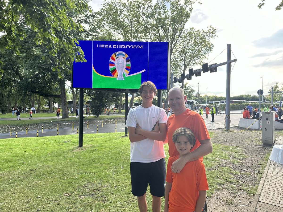 In Dortmund , klaar voor Oranje