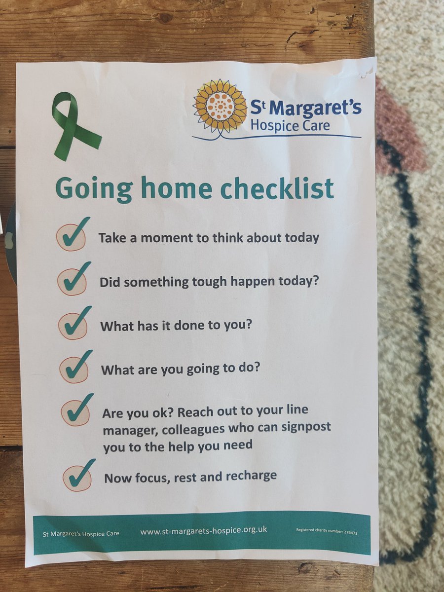 Thought-provoking morning at <a href="/st_marg/">St Margaret's Hospice Care</a> Hospice to attend a training course on 'Communication in Palliative and End of Life care'. Great to enhance skills and learn alongside others in similar roles <a href="/ESCRDUHExeter/">Enhanced supportive care team Exeter</a> <a href="/RDE_PTandOT/">RDU PT & OT</a> <a href="/forcecancer/">FORCE Cancer Charity</a> @RCOTScotWest <a href="/RCOTMajorHealth/">RCOT Specialist Section - Major Health Conditions</a>
