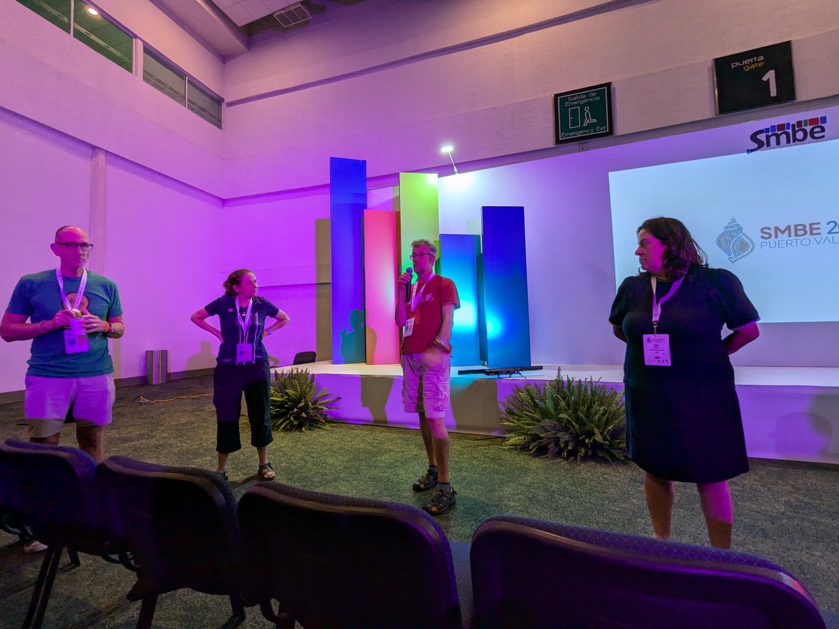 Molecular Biology and Evolution (@molbioevol) on Twitter photo EiCs of MBE and <a href="/GenomeBiolEvol/">GBE (Genome Biology and Evolution)</a> answering community questions at #SMBE2024. Did you know that both journals accept prior reviews and responses from other journals to reduce author and reviewer fatigue? EiCs of MBE and <a href="/GenomeBiolEvol/">GBE (Genome Biology and Evolution)</a> answering community questions at #SMBE2024. Did you know that both journals accept prior reviews and responses from other journals to reduce author and reviewer fatigue?