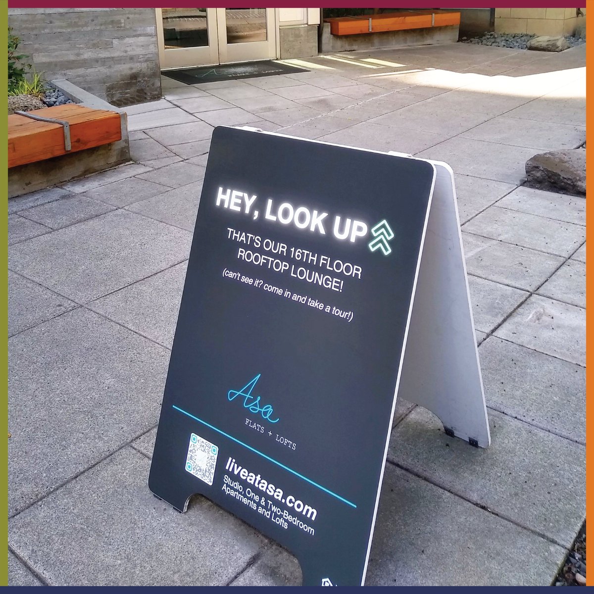 PrecisionImages's tweet image. Whether it's for your storefront, event, or jobsite, our durable and vibrant A-boards and Vertical Panel signs will ensure your message stands out! Contact us at 503-274-2030 or CSR@Precisionimages.com

#PrecisionImages
#YourIdeasOurInk
#ABoards
#SandwichBoards
#StorefrontSigns