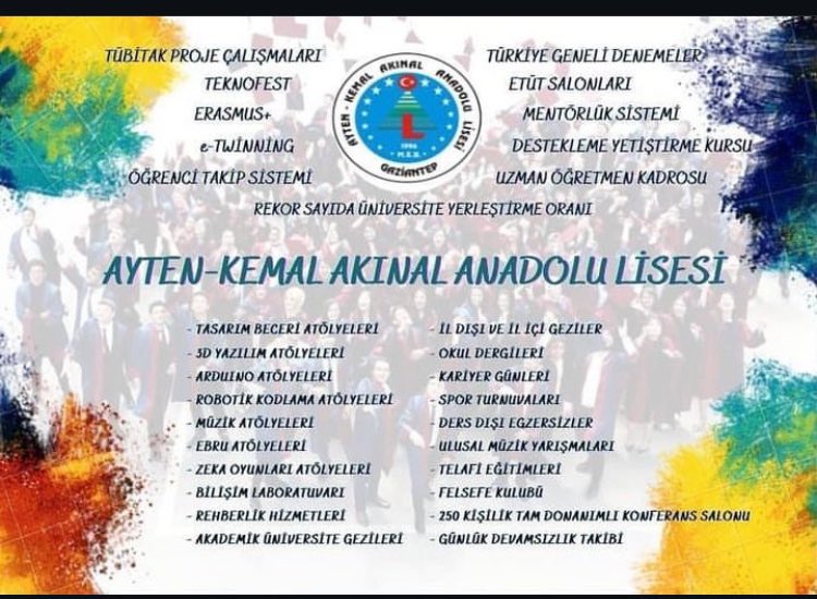 İstatistik yalan söylemez. Yükselen başarı inkar edilemez. Gaziantep’in yükselen değeri #AytenKemalAkınalAnadoluLisesi