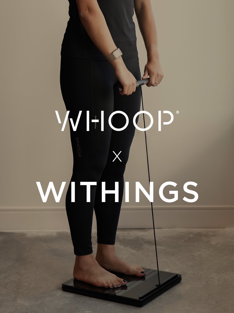 Withings's tweet photo. 🔥 @WHOOP x @WITHINGS

WHOOP is announcing today new body composition and weight trends feature and integration optimized in partnership with WITHINGS.

Learn more: https://t.co/mq0qGOyugf https://t.co/PbmSLxID50
