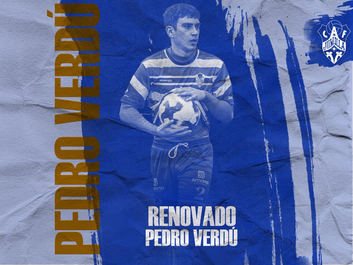 "⚽ Renovación en nuestro equipo. Pedro Verdú, gran jugador de calidad. Con mucho recorrido por banda, gran criterio y múltiples recursos para aportar al equipo, Pedro es un activo valioso en nuestra plantilla. ¡Felicidades por seguir destacando con tu esfuerzo y talento!💪🏼⚽