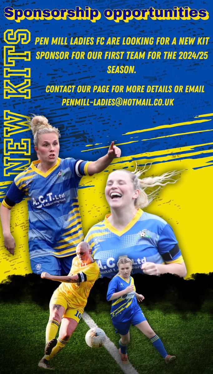 We are on the hunt for our next first team home kit sponsors. 

We do have various other sponsorship options available to suit most budgets. 

Please share, and if you are interested please get in touch for more information 

#upthemill