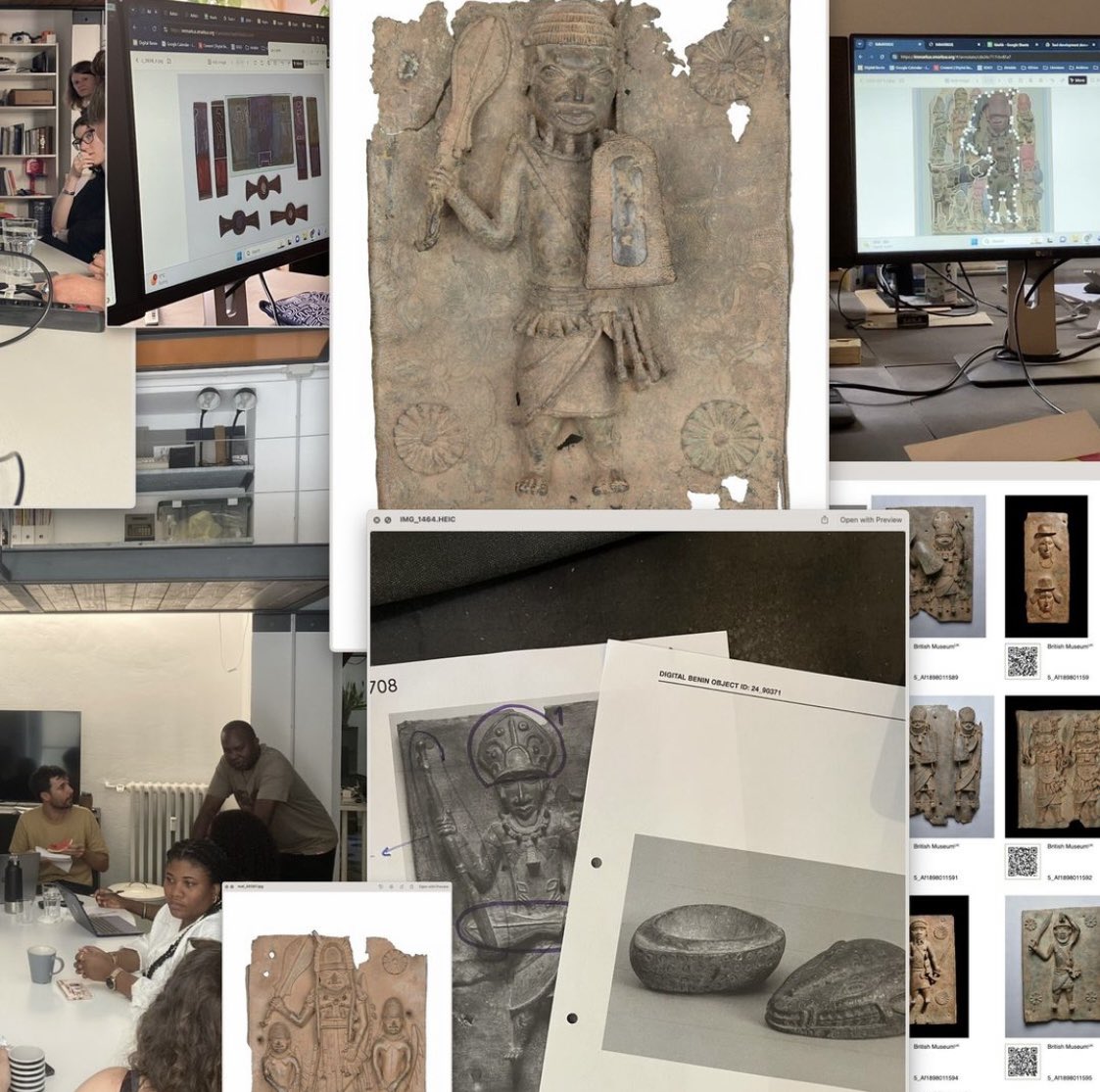 Our Digital Benin team came together in Milan <a href="/studiocalibro/">calibro</a>. We worked on developing new digital/analog research tools while spending time together in conversation around the same table. So grateful for this incredible collaborative work!!