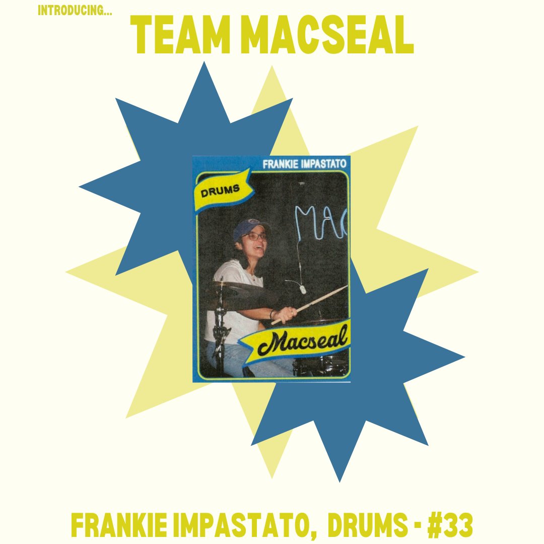 audiofruits's tweet photo. TWO MORE DAYS until @macsealband’s ‘Permanent Repeat’ 🎸 As we anxiously wait for the album’s release, we are extremely happy to introduce Frankie on the drums!!
—
#newmusicmonday #macseal #permanentrepeat #orchardambassador #macsealband #upcomingmusic https://t.co/2ltsDbgrzc