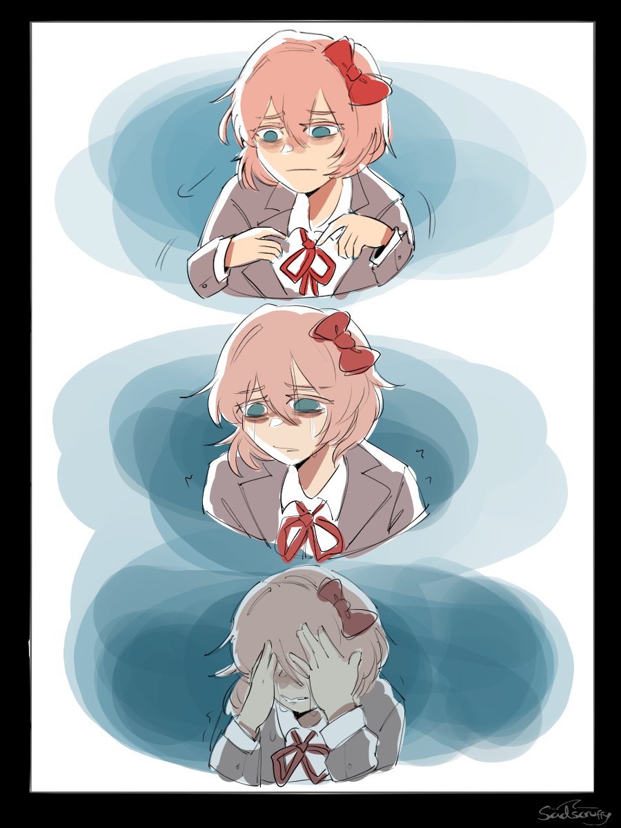 sadscruffy's tweet photo. Today just wasn't it 
#ddlc #DokiDokiLiteratureClub https://t.co/S3v099NuOv