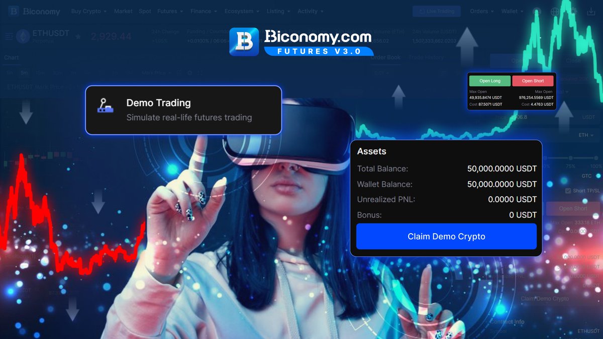 BiconomyCom's tweet photo. Curious about crypto trading but worried about the risks?

Check out #Biconomy's demo trading feature!🚀
Learn and practice trading with virtual funds, gain confidence, and test strategies in a risk-free environment. Perfect for beginners and experienced traders alike.

Check out more on this article from @OnCryptoFingers 👇
https://t.co/4QWMNEG4F0)

#BiconomyExchange #BIT #Crypto #Trading #DemoTrading #Cryptocurrency #Biconomy #altcoins #memecoins #Investing #CryptoTrading #CryptoMarket