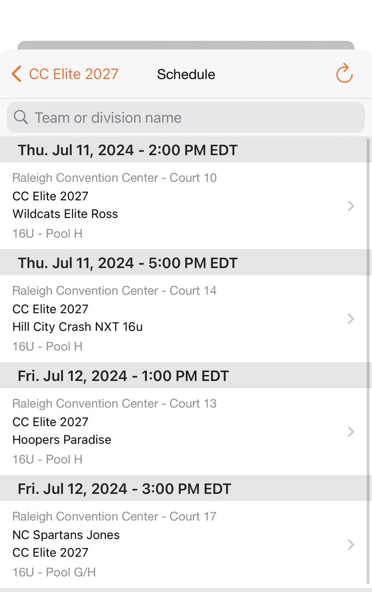 CoachTomerlin's tweet photo. CC Elite 15U playing up in 16U this weekend @Phenom_Hoops Raleigh Live! Schedule below 💯

Coaches, extremely high level kids, academically and on the court. Contact me for more info 📲

#PhenomHoopsLIVE #BeCCElite https://t.co/WVuUTtqA2w