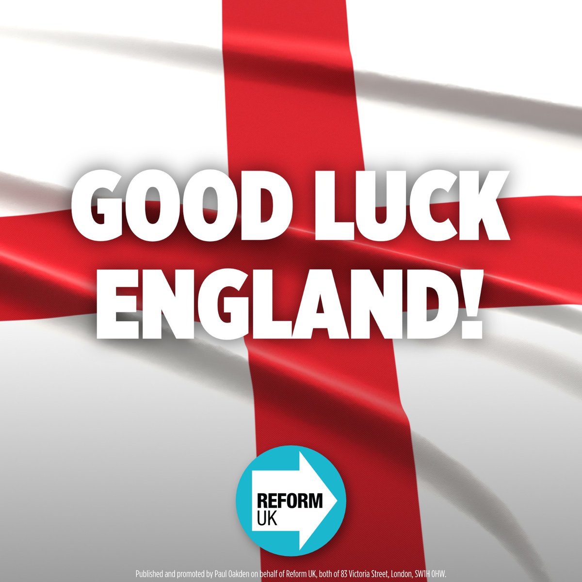 GOOD LUCK ENGLAND 🏴󠁧󠁢󠁥󠁮󠁧󠁿🏴󠁧󠁢󠁥󠁮󠁧󠁿🏴󠁧󠁢󠁥󠁮󠁧󠁿

The whole country is behind you!