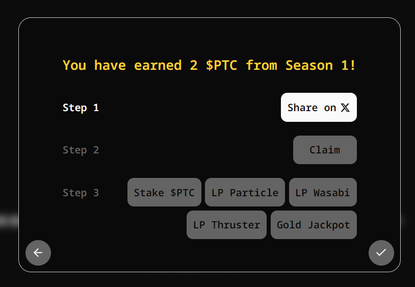 OptimusGang228's tweet photo. @particle_trade only 2 $PTC for testnet and alphatest? https://t.co/mGvRH7oJCs