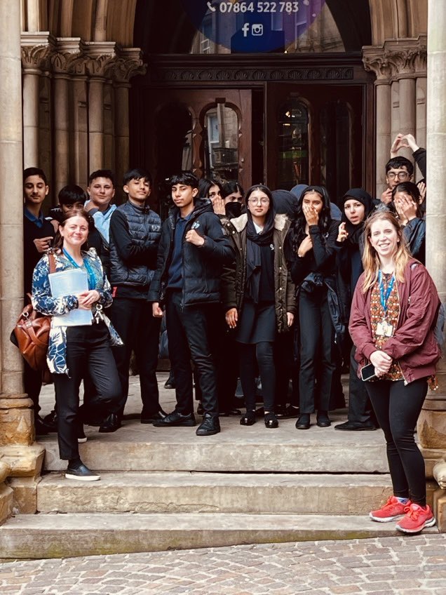 CThomas2025's tweet photo. What a fantastic enrichment day! Today year 9 have visited some key historical and religious buildings in Bradford including  the Gurdwara, Bradford Cathedral, City Hall, Bradford Wool Exchange and the Doha Mosque. Well done year 9! 👏 https://t.co/PxrVugMyuO