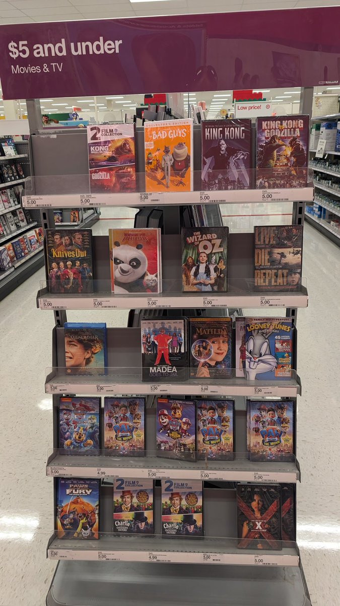 Goodbye DVDs this is all the DVDs and Blu-rays left at my local