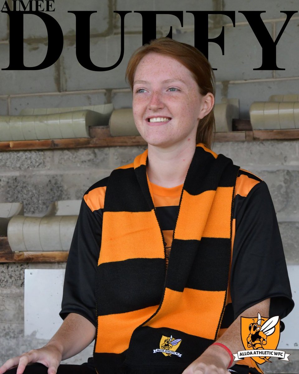 AlloaAthWFC's tweet photo. 🐝| 📝 𝗦𝗤𝗨𝗔𝗗 𝗨𝗣𝗗𝗔𝗧𝗘
AIMEE DUFFY 

We are delighted to confirm the re-signing of Aimee for the 24/25 season. We are looking forward to seeing you in the Amber &amp; Black for another season. Welcome back 🙌🧡 https://t.co/P9iqaY49pc