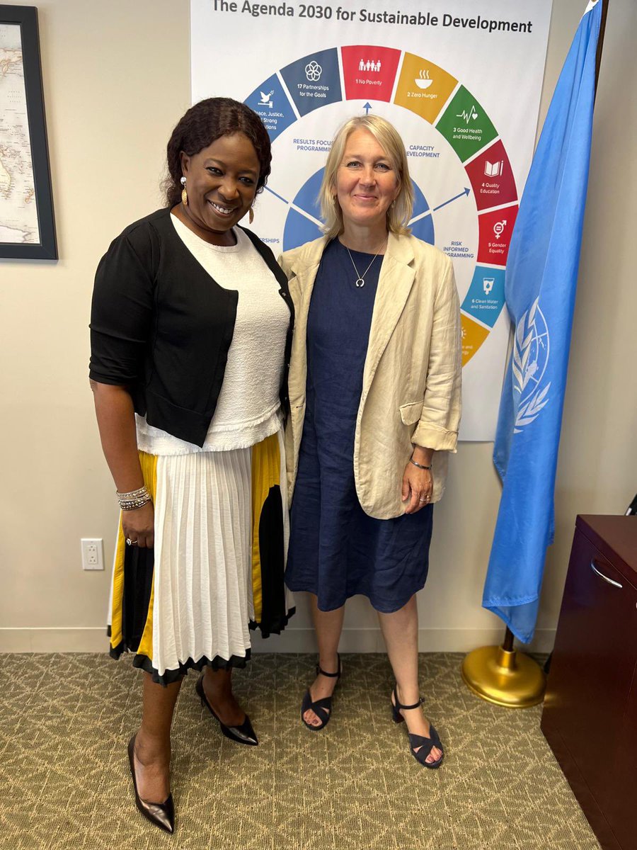 dienekeita's tweet image. @UlrikaModeer Our last meeting   in your current capacity . Thank you  for the great work achieved together with our donors and members states  on #Financing4Development , fighting the good in complementarity and friendship with one goal #LeaveNoOneBehind  @UNFPA @UNDP