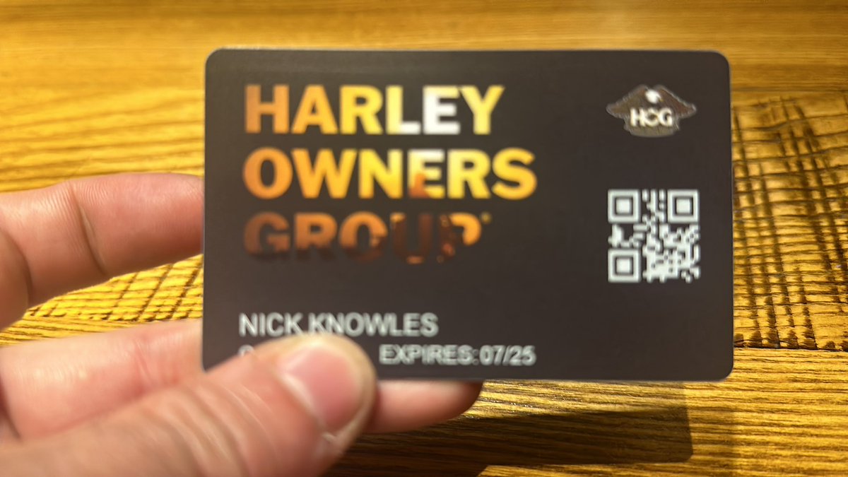 wildlifescott's tweet photo. @MrNickKnowles don’t suppose you’ve got my membership card have you? HOG have sent me the wrong one! Lol https://t.co/iUyU0DMTEo