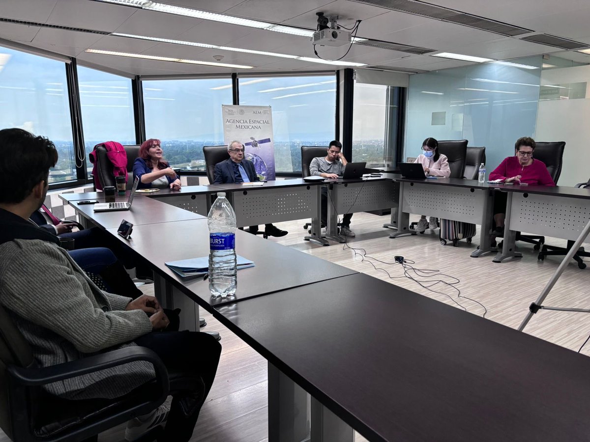 En reunión con ⁦<a href="/CANACINTRAMex/">CANACINTRA México</a>⁩ y otras organizaciones para definir proyectos de #EducacionEspacial