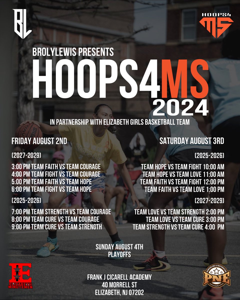 Girel ‘Broly’ Lewis (@brolylew) on Twitter photo 🚨Schedule and Location! 🚨
Link below for updated Rosters!
College packets available!
docs.google.com/document/d/1Dd…
<a href="/NJLadiesHoops/">NJ Ladies Hoops</a> <a href="/NoBoyzAllowedBB/">No Boyz Allowed</a> <a href="/SheGotGame7/">She Got Game Classic</a> <a href="/NYGHoops/">NYGHoops</a> <a href="/Coach_Daaiyah7/">Coach Dee</a> <a href="/_coachbrandon/">Brandon Howell</a> <a href="/Kanisha1991/">Kanisha Wiggins</a> <a href="/CoachJKreie/">Jimmy Kreie</a> <a href="/coachschoiceusa/">COACH'S CHOICE USA</a> <a href="/klhoops/">Kevin Lynch</a> 🚨Schedule and Location! 🚨
Link below for updated Rosters!
College packets available!
docs.google.com/document/d/1Dd…
<a href="/NJLadiesHoops/">NJ Ladies Hoops</a> <a href="/NoBoyzAllowedBB/">No Boyz Allowed</a> <a href="/SheGotGame7/">She Got Game Classic</a> <a href="/NYGHoops/">NYGHoops</a> <a href="/Coach_Daaiyah7/">Coach Dee</a> <a href="/_coachbrandon/">Brandon Howell</a> <a href="/Kanisha1991/">Kanisha Wiggins</a> <a href="/CoachJKreie/">Jimmy Kreie</a> <a href="/coachschoiceusa/">COACH'S CHOICE USA</a> <a href="/klhoops/">Kevin Lynch</a>