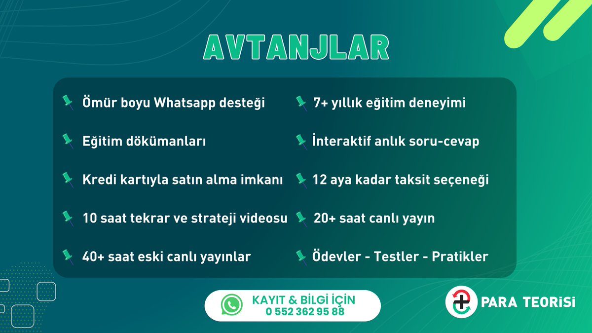 KorkutataAykut's tweet photo. ve işte o an geldi 🎊
5 AĞUSTOS'TA BAŞLIYORUZ.
🔹1 ay süren ve sonrasında ömür boyu destek sağlayan
🔹20 saatten fazla canlı yayın yaptığımız
🔹10 saat strateji ve örnek videoları hediye ettiğimiz
🔹40 saatten fazla eski özel canlı yayınlarımızı izleme imkanı sunan
🔹Dökümanlarına sonsuz erişimi sağlayan
🔹Eğitim bittikten sonra eğitim canlı yayınlarını istediğiniz yerde istediğiniz zaman istediğiniz kadar izleme imkanı sunan 
1 AYLIK ONLİNE EĞİTİM KAMP KAYITLARIMIZ BAŞLADI 👏

Eğitim 5 Ağustos'ta başlıyor ve tam 1 ay sürüyor.
Eğitim bittikten sonra desteğimiz ömür boyu sürüyor. (ücretsiz)

💳KREDİ KARTIYLA SATIN ALMA İMKANI !
✨TAKSİT SEÇENEKLERİ !

Yani 1 kez eğitimi alarak ÖMÜR BOYU ve ÜCRETSİZ bir şekilde destek hizmetimizden yararlanabiliyorsunuz.

Detaylara hem görselden hem de websitemizden ulaşabilirsiniz.

Hemen kayıt olmak için tıkla 👇
https://t.co/TGXkrUVckM

Bilgi için 0552 362 95 88'e Whatsapp'tan yazabilirsiniz.

KONTENJAN SINIRLI !
HEMEN KAYDOLUN