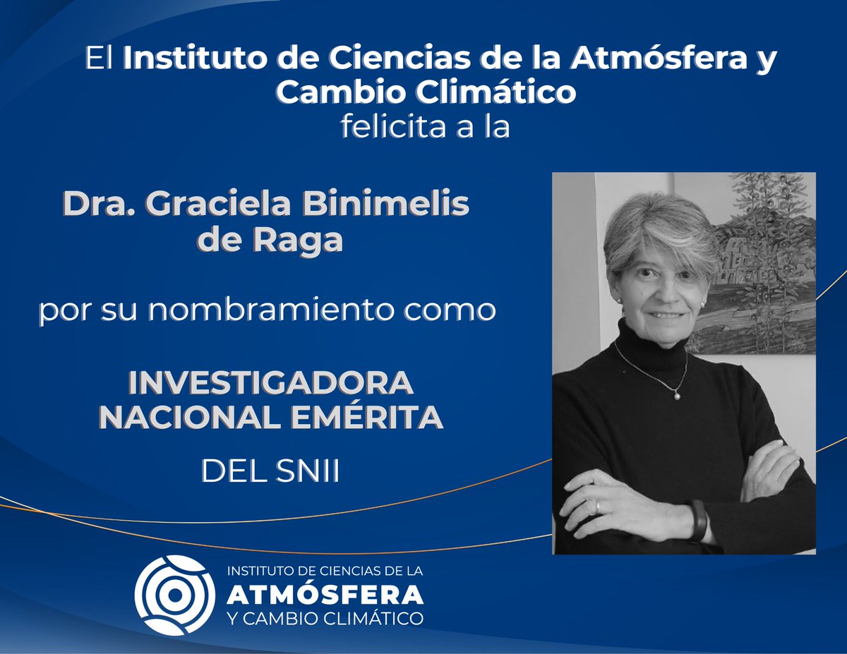 Felicidades Dra. Graciela Binimelis de Raga por ser reconocida como Investigadora Emerita SNII.