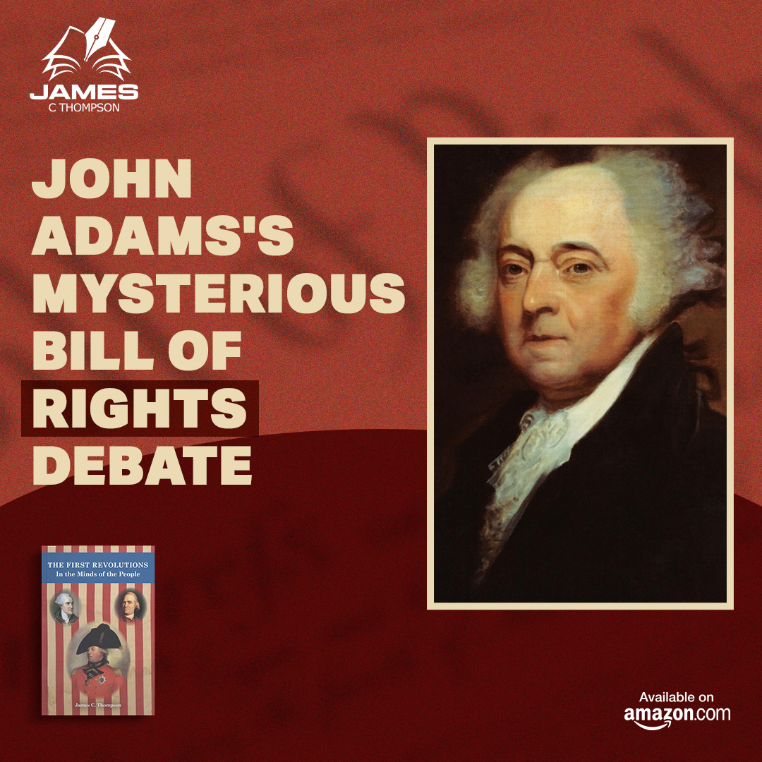 AuthorJamesT's tweet photo. Uncover the mysteries behind John Adams’s pivotal 'Bill of Rights debate in this captivating exploration. Discover the untold story that shaped our nation's foundation.

Buy now:
https://t.co/aU2DZ1yA6m

#AmericanRevolution #AmericanHistory #Democracy #Books #USAHistory #USA https://t.co/HfEvwUmuhp