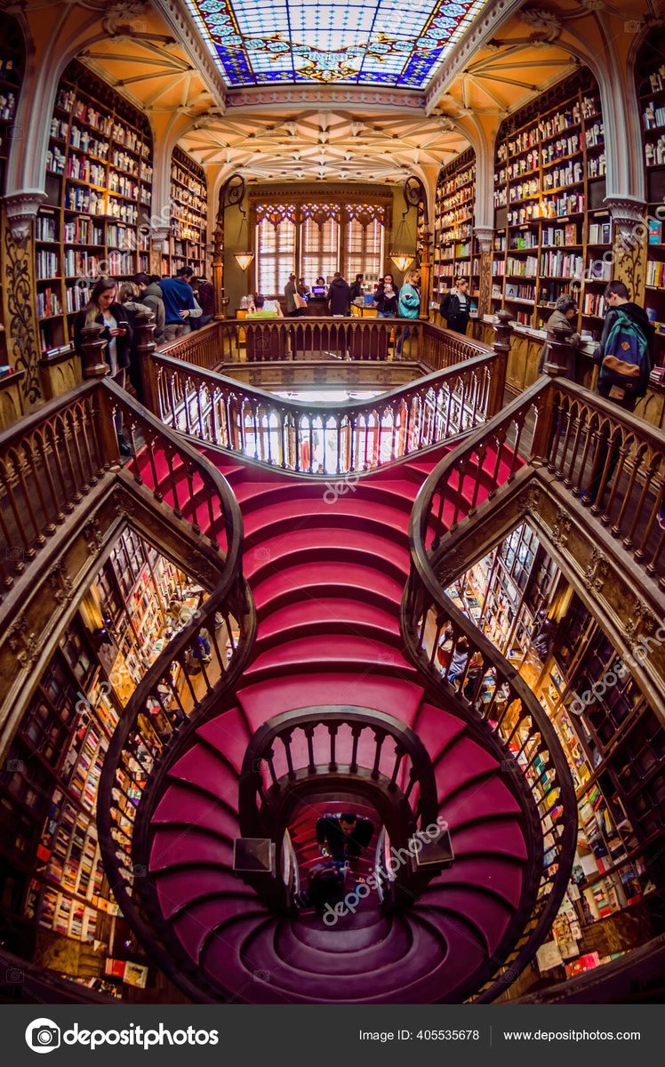 L34855Dar's tweet photo. The magnificent Library Lello in Porto in Portugal https://t.co/GWxpYnhqwa
