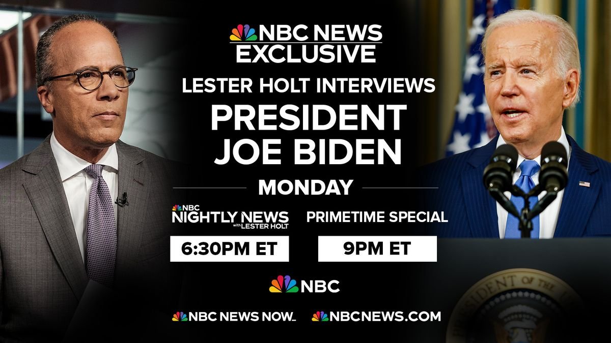 TUNE IN: <a href="/POTUS/">President Donald J. Trump</a> and <a href="/LesterHoltNBC/">Lester Holt</a> on Monday.