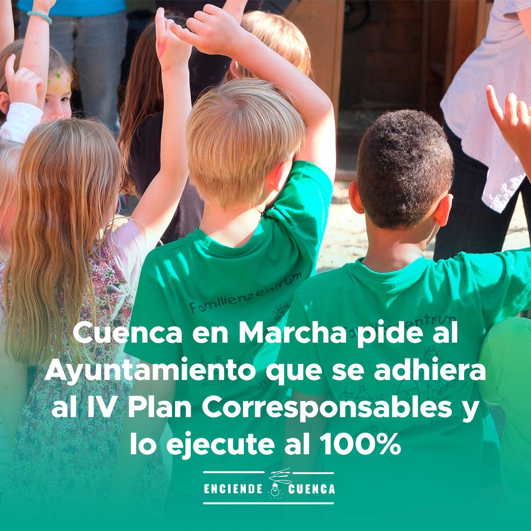 El Plan Corresponsables es una herramienta fundamental para facilitar la conciliación de familias con menores de hasta 16 años. 

Pedimos que el Ayuntamiento utilice el 100% de la ayuda para llegar a más familias y crear más empleo a través de la bolsa de cuidadores/as necesaria.