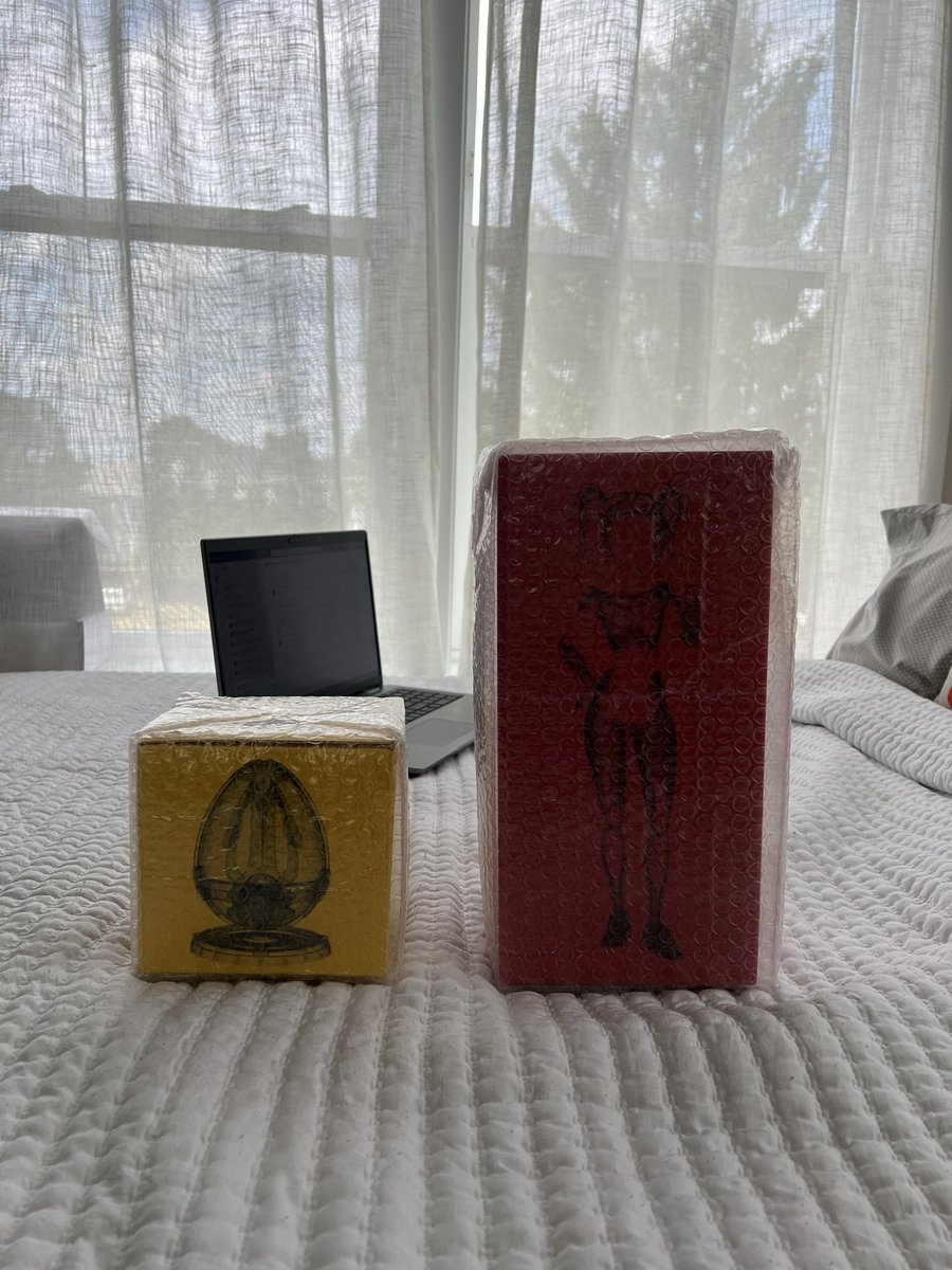 RaydenEth's tweet photo. What a day to be an @RTFKT CloneX holder‼️ All Rights Reserved x @takashipom physical 1/300 silver CloneX statue 🪩 “utility” in web3 has manifested when I comes to being a CloneX collector 🌐 https://t.co/O22xHDaMD9
