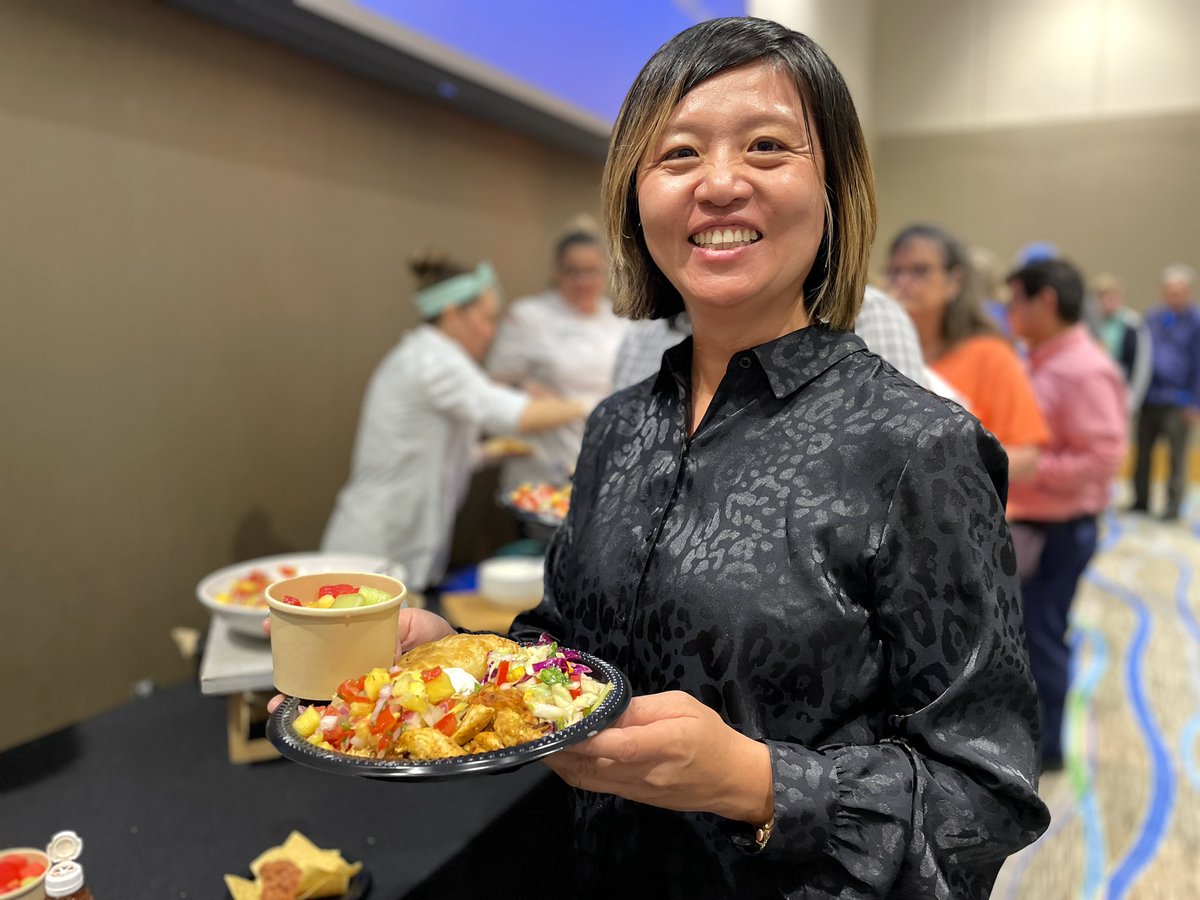 islanderdining's tweet photo. Today had the pleasure of catering faculty &amp; staff during their "Break in the Day," Shark Week theme.🦈Our menu was designed to match the fun and vibrant event.🏝️

#tamucc #islanderdining #corpuschristi https://t.co/xuj6W8aHRm
