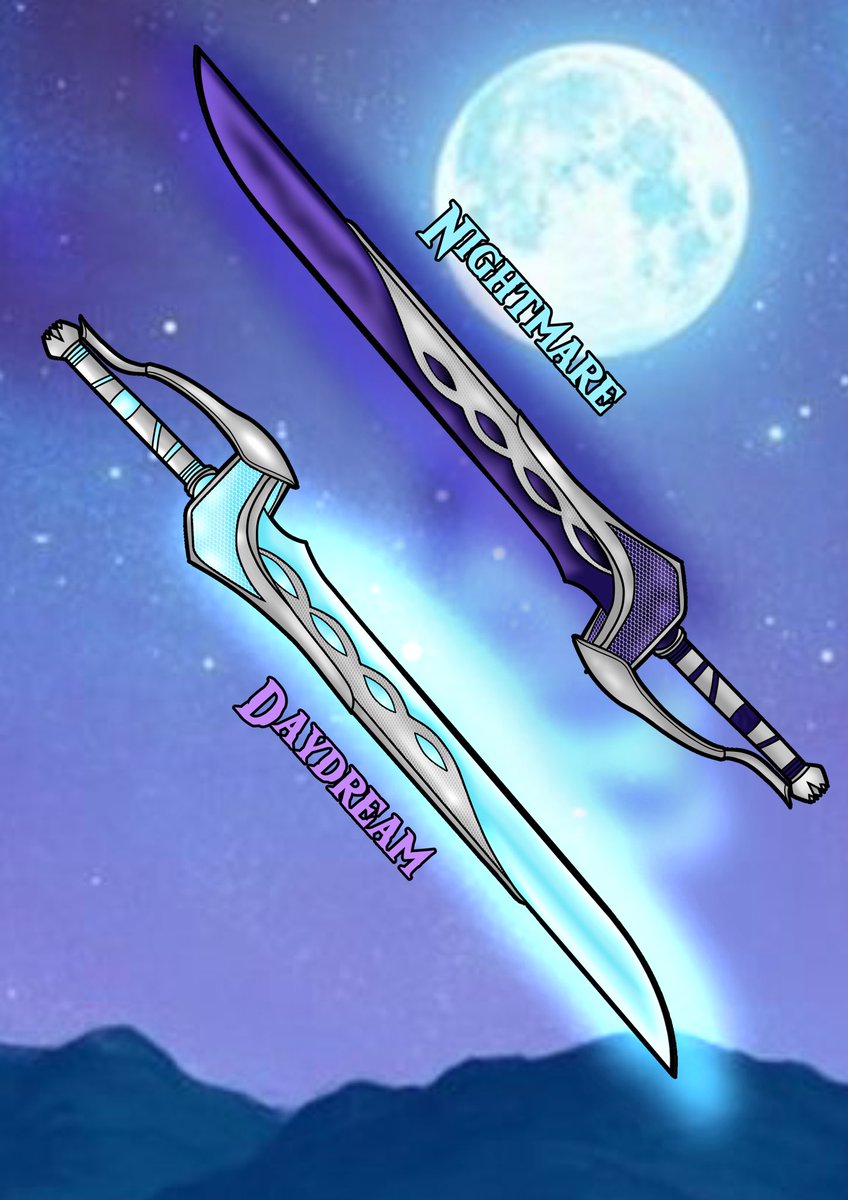 JadeFox42's tweet photo. A concept I’ve been playing with. I came up with the most unique names for these blade, didn’t I? I dunno… what do you think?
#OIart #conceptart https://t.co/czzpKvU6tX
