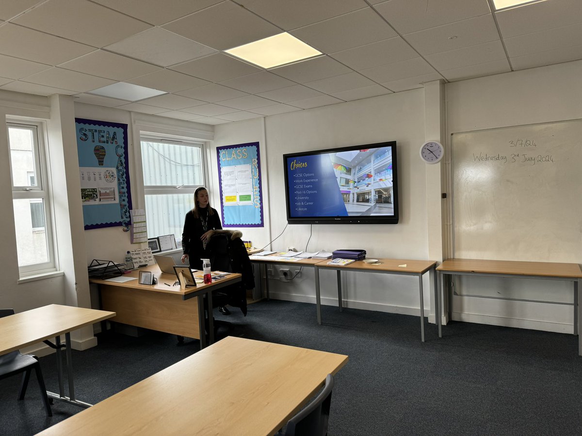 Today we had <a href="/bbcollege/">Blackburn College</a> delivering our last Assembly of the year to Y9/10, Thursday we had <a href="/BurnleyCollege/">Burnley College</a> in to deliver a future workshops to Year 7/8s. Lots of planning for next underway along with some CEIAG subject displays! @Head_TheHeights