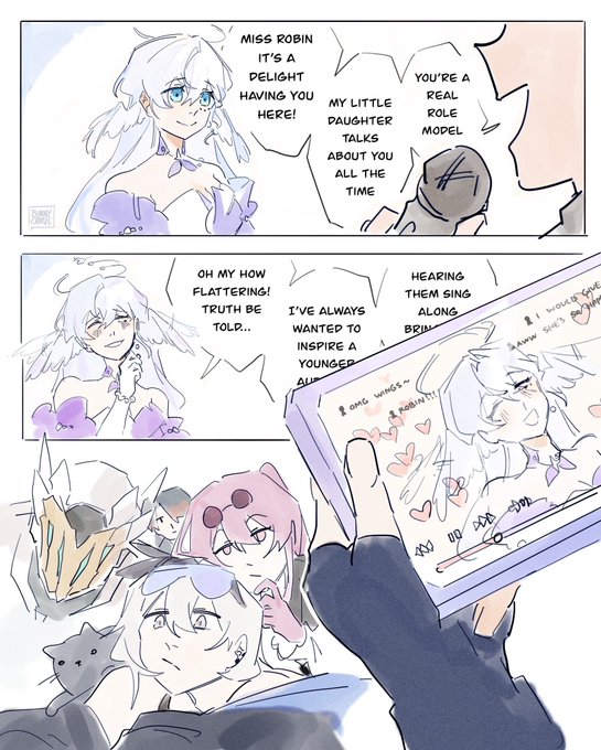 (1/2) Hhhhhhhhhhh with this comic I wish for 10 Sunday light cones 
.
(Reposted cause twt formatting and spelling errors were eating away at me) 