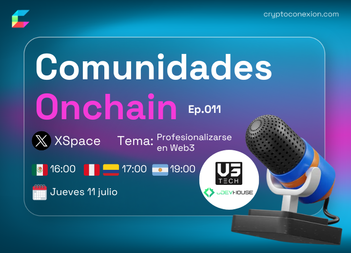 cryptoconexion's tweet photo. 😎 ¡Estamos de regreso en #ComunidadesOnchain! Este jueves recibiremos a @fsanchinelli de #U3Tech, @semiinvader de #uDevHouse y @SimonethG de #uLearning para hablar de cómo profesionalizarse en Web3.
¡Habrá #POAP especial! ⭐️
🔔 Activa tu recordatorio:
https://t.co/qpH2vodTIa https://t.co/Ujv0yK0DyT