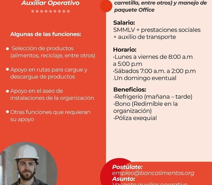 empleocali's tweet photo. ✳️ Empleo como Auxiliar Operativo ➡️ Cali Hoy⚠️ ATENCIÓN ⚠️ 2024 - #SiHayEmpleo https://t.co/joYUTHEx21 https://t.co/MhQtDN1Y23