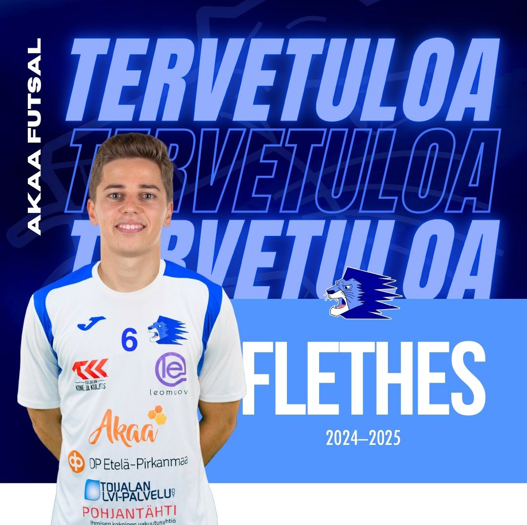 💥 🔄 FICHAJE / Finlandia 🇫🇮 💥 

🗞️ El español <a href="/Adiflethes/">Flethes</a> 🇪🇸 es nuevo jugador del <a href="/AkaaFutsal/">Akaa Futsal</a> 🇫🇮 para la temporada 2024/2025, procedente del <a href="/burelafs/">Reyco Burela FS</a> 🧡 de 1ª División 🇪🇸. ¡Mucha suerte al club y al jugador en su etapa juntos! 👏🏻

#Finlandia #Burela #Lugo #Galicia #España #5x5