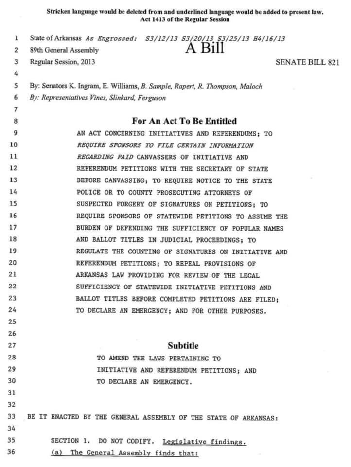 misbosch's tweet photo. Arkansas abortion petition has been #denied … all because they didn’t comply with an act signed into law by the democrats 🤭🤭. #arpx #declinetosign #ardems #abortionrights #argop #savehumans #savebabies #endabortion #woohoo https://t.co/iRNCu91tD5