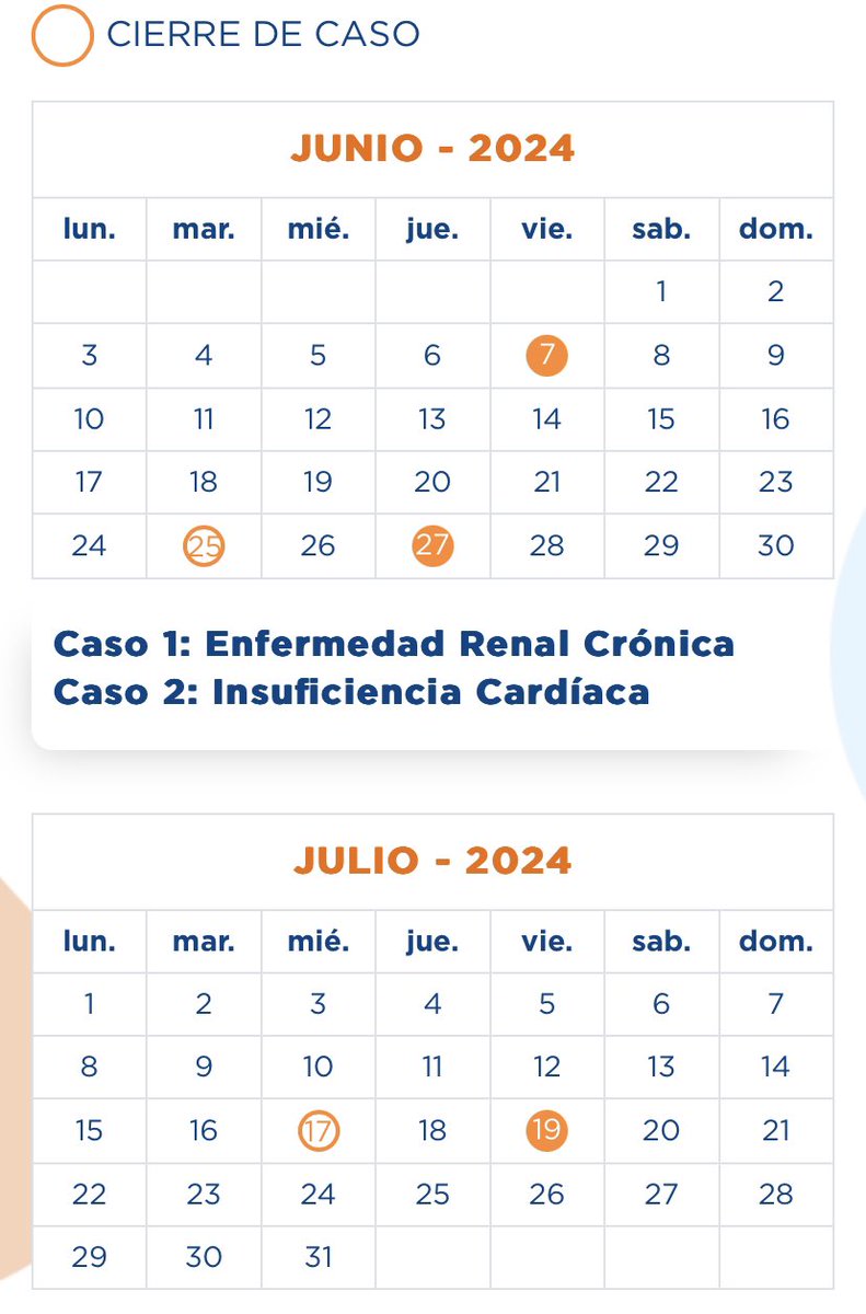 📢 ¡ÚLTIMA SEMANA!🚨 

El #caso2 sobre #InsuficienciaCardíaca 💔 #ICC 
Está disponible hasta el próximo día 17 de julio 📆 

¡Nuestro paciente espera vuestra ayuda!👴🏻 

¡No esperes más y entra a resolverlo!

¡A sumar ➕ puntos #equipos! 

desafiosemfyc.com/home/twitter

<a href="/semFyc_Ex/">SemFYCEx</a>