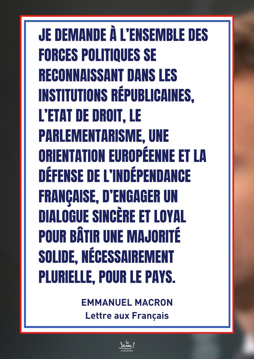 Notre pays doit faire vivre cet esprit de dépassement.

Emmanuel Macron, lettre aux Français ✍️