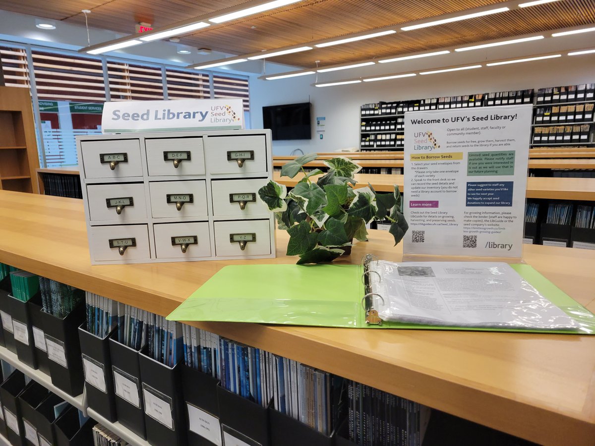 It's not too late to plant flowers or vegetables for this and next season. Stop by the Chilliwack Library and borrow seeds or gardening tools. *Seeds are free, a UFV Library account is required to borrow tools (ask Library staff for details).