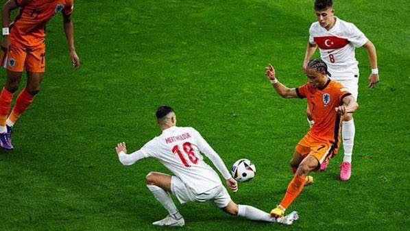 Where was that VAR when Mert Muldur almost got his leg snapped in half?