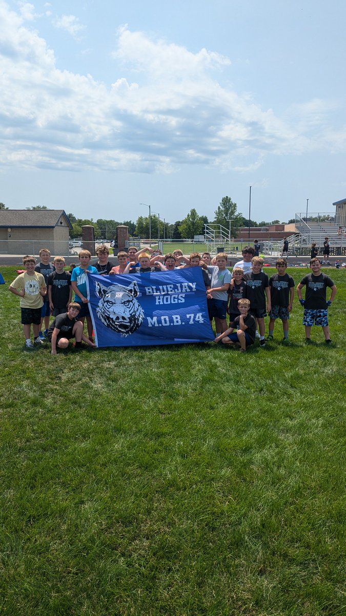 D Beranek (@dlberanek) on Twitter photo Added a few more today. Solid day 2 at youth camp with the future Hogs! #Hogs #MOB #74 <a href="/AGBluejayFball/">AG Bluejay Football</a> Added a few more today. Solid day 2 at youth camp with the future Hogs! #Hogs #MOB #74 <a href="/AGBluejayFball/">AG Bluejay Football</a>