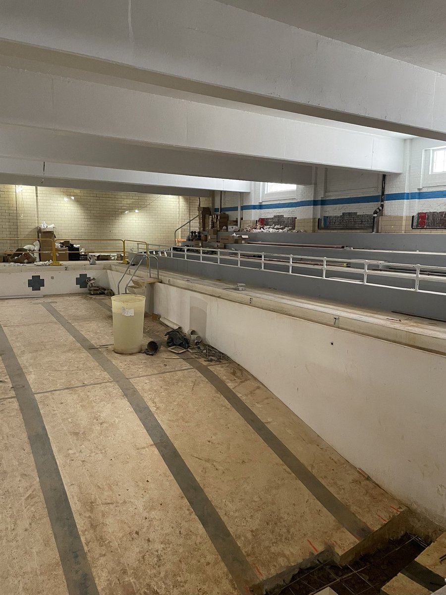 RecNParks's tweet photo. A stunning tribute is taking shape in East Baltimore—renovation of the #ChickWebb #Recreation Center. Named for legendary jazz bandleader and drummer Chick Webb, it opened in 1947 for #AfricanAmericans in segregated #Baltimore. It was funded largely by Webb’s fellow entertainers. https://t.co/8rPfgJDu4L