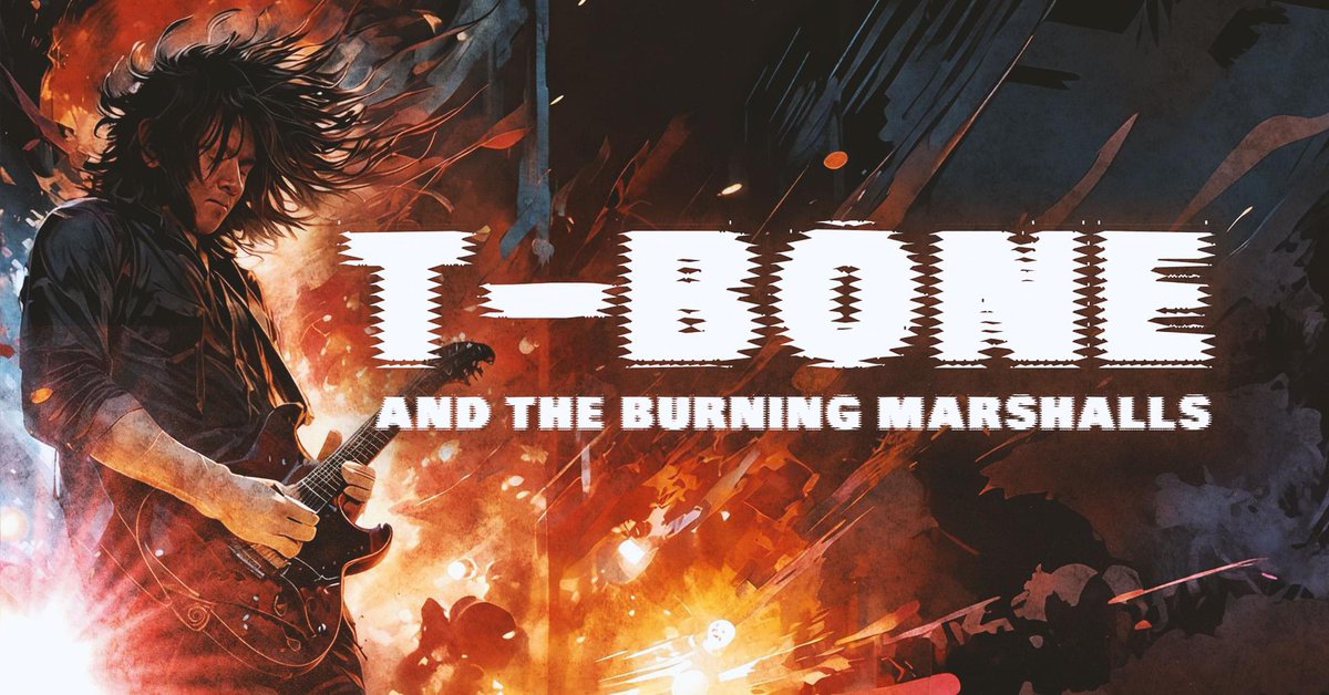 Back from L.A and shredding guitar in his old hoods. LIVE on Stage This upcoming Friday: T-BONE &amp; The Burning Marshalls 
#backstagestage #trollhättan #tbone #hollywood