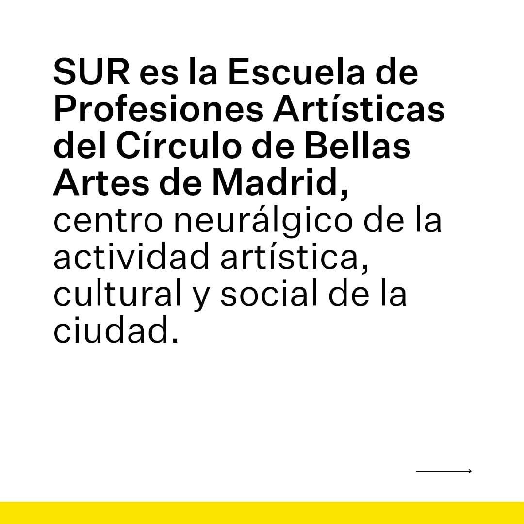 micromundomix's tweet photo. Máster de Formación Permanente en Artes y Profesiones Artísticas UC3M-CBA  Matrícula abierta SUR Escuela de Profesiones Artísticas
@surescuela
Círculo de Bellas Artes (CBA)
@cbamadrid_en
La Escuela SUR del Círculo de Bellas Artes ofrece una  https://t.co/WEkBQDxsjW https://t.co/d9s6QVzHjT