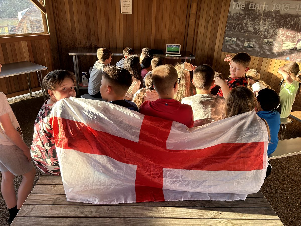 Come on England- being cheered on from Year 6 in the New Forest.