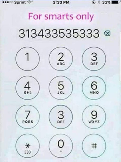 How many "3"s do you see?
