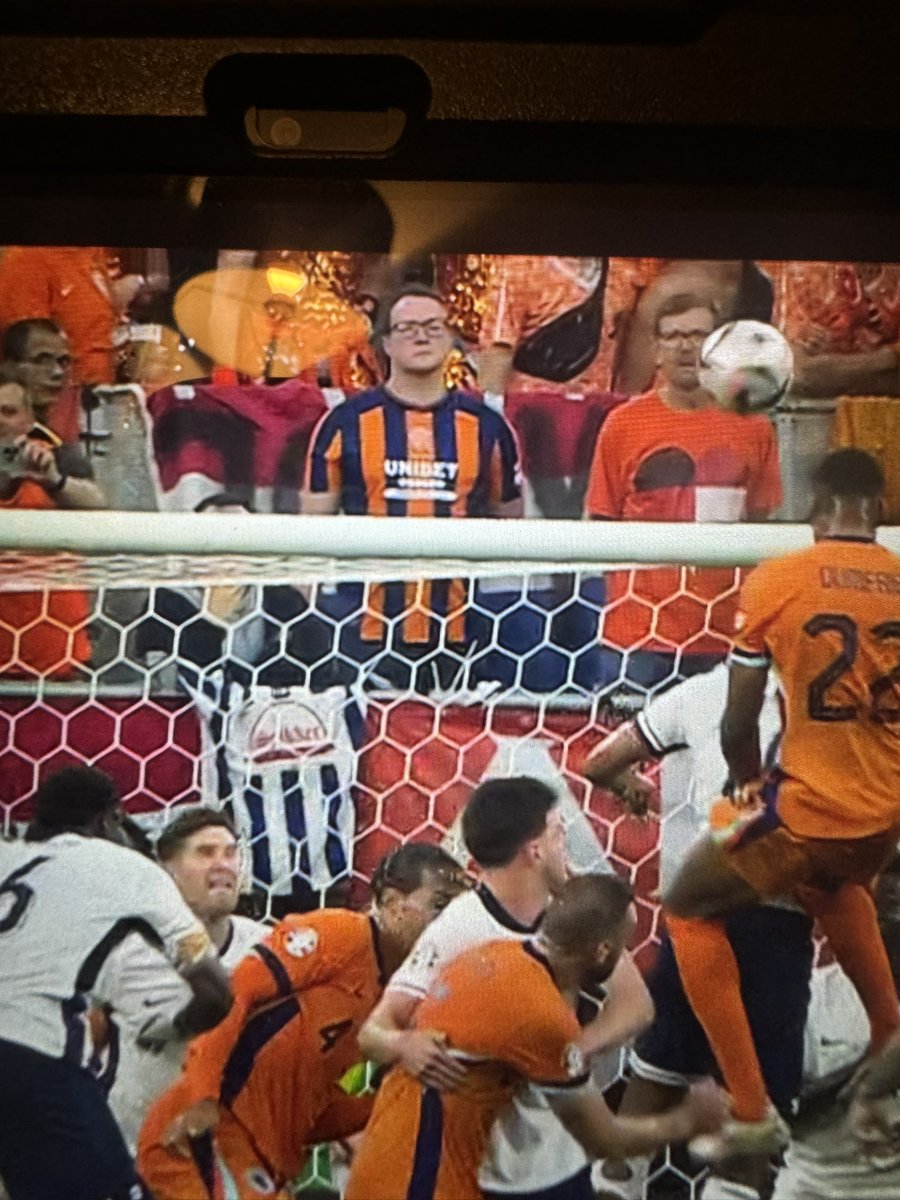 markmccready81's tweet photo. @RangersFC supporter in crowd tonight. #NEDvENG https://t.co/2w79z3NUJh